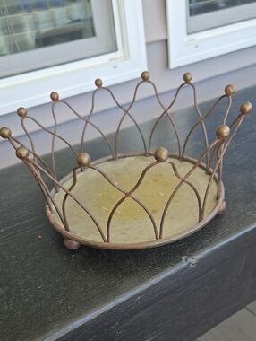 Decorative Wire Bronze Basket